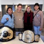 El campamento de boxeo profesional finalizó con una charla para los alumnos del Colegio Nacional